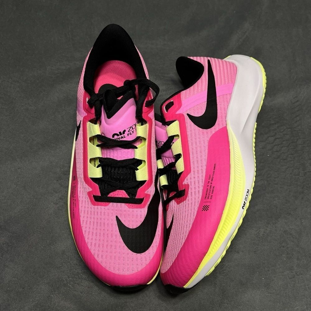 Nike Air Fly Rival 3 CT2405-606 Pink and Black Running Men Shoes Size 13